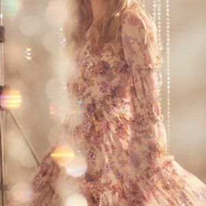 Needle and thread embellished mini dress size 4